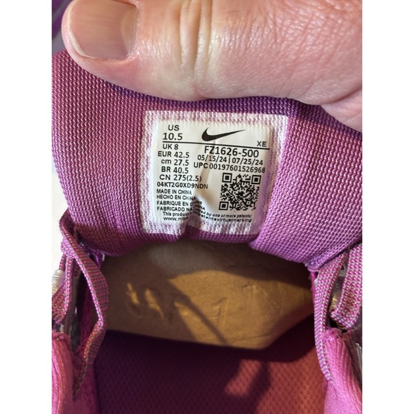 Nike Women's‎ Air Zoom Pegasus 41 Fuchsia Shoes Size 10.5 W/ 9 M- FZ1626-500 - Picture 10 of 10